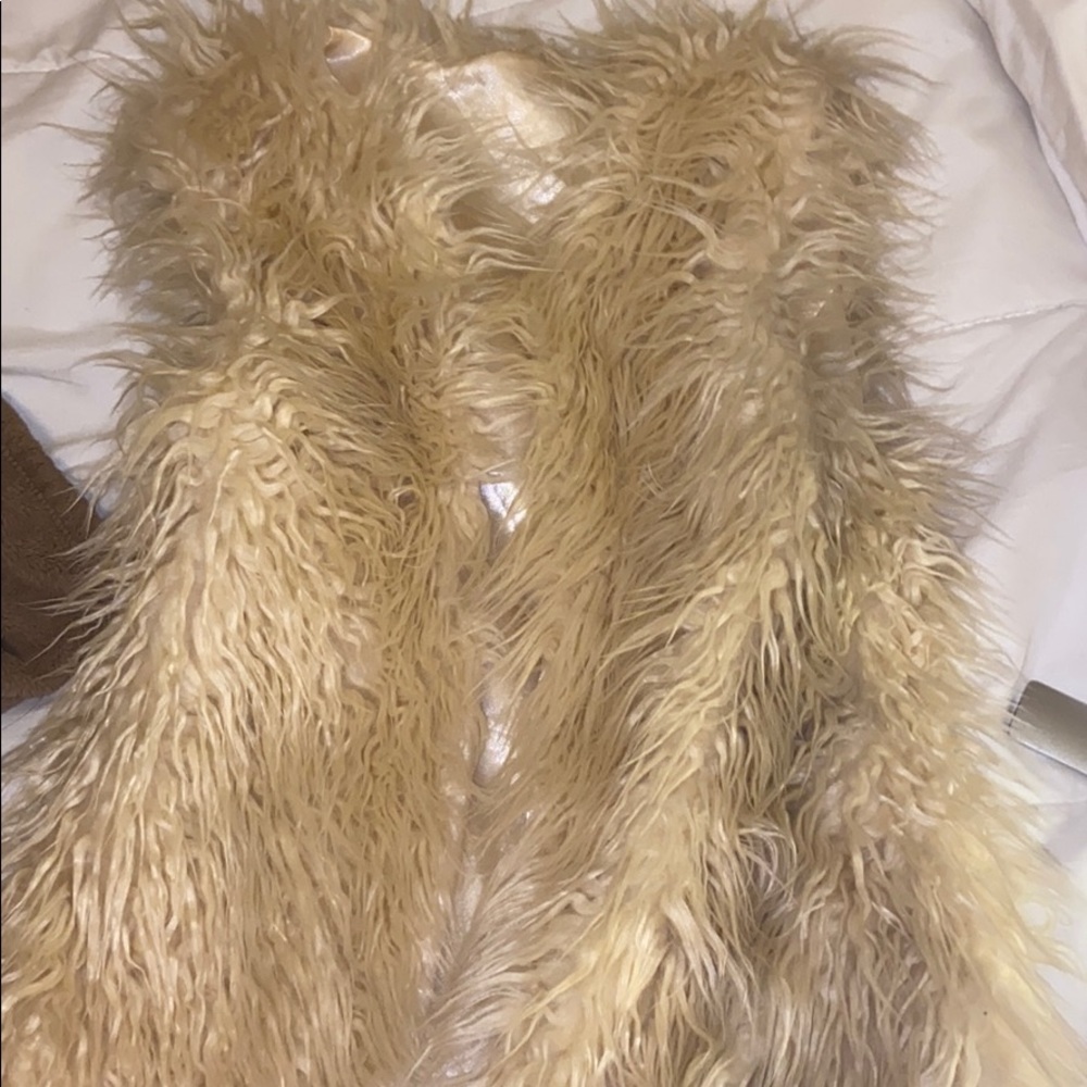 A furry vest